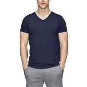 JBS of Denmark Bamboo Blend V-neck T-shirt Marine X-Large Herre