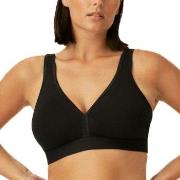 NATURANA BH Athleisure Soft Bra Svart bomull C 85 Dame