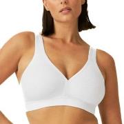 NATURANA BH Athleisure Soft Bra Hvit bomull D 105 Dame