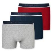 Schiesser 3P Organic Cotton Woven Boxer Brief Mixed bomull Large Herre
