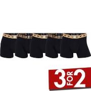 CR7 Cristiano Ronaldo 5P Organic Cotton Trunks Svart/Guld bomull XX-La...