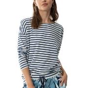 Mey Cyra Long Sleeve T-shirt Hvit/Marine X-Large Dame
