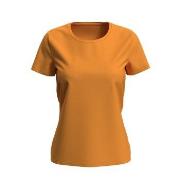 Stedman Women Lux T Oransje bomull Large Dame