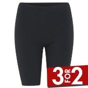 Decoy Mid-length Capri Leggings Svart økologisk bomull Small Dame