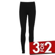 Decoy Stretchy Leggings Svart viskose Medium Dame