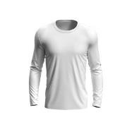 Stedman Morgan Long Sleeve Hvit bomull Medium Herre