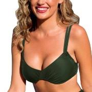 Wiki Basic Adjustable Bikini Top Mørkgrørnn  C 75 Dame