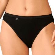 Sloggi Truser 2P Basic Plus Tai Briefs Svart bomull 38 Dame