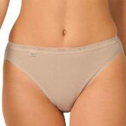 Sloggi Truser 2P Basic Plus Tai Briefs Beige bomull 36 Dame