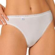 Sloggi Truser 2P Basic Plus Tai Briefs Hvit bomull 48 Dame