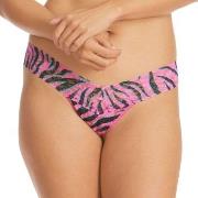 Hanky Panky Truser 2P Marianne Low Rise Thong Rosa/Svart nylon One Siz...