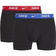 Nike 4P Everyday Cotton Stretch Trunk Svart/Blå bomull Medium Herre