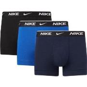 Nike 6P Everyday Essentials Cotton Stretch Trunk Svart/Blå bomull Medi...