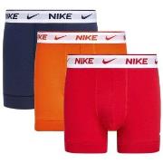 Nike 3P Everyday Essentials Cotton Stretch Trunk Blå/Rød bomull Small ...