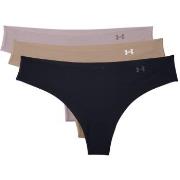 Under Armour Truser 9P Pure Stretch Thong Svart m Beige Large Dame