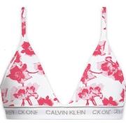 Calvin Klein BH 2P CK One Cotton Triangle Bra Rosa blomstret Medium Da...