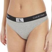 Calvin Klein Truser 3P CK96 Cotton Thong Lysgrå bomull X-Small Dame