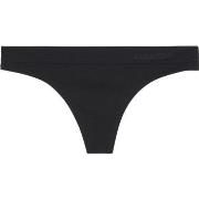 Calvin Klein Truser 2P Fusion Flex Thong Svart polyamid X-Small Dame