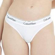 Calvin Klein Truser 3P Modern Cotton Thong D1 Hvit X-Large Dame