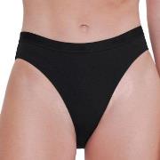 Sloggi Truser 2P GO Casual High Leg Briefs Svart bomull X-Large Dame