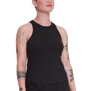 Sloggi GO Ribbed Tank Top Svart bomull X-Large Dame