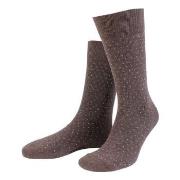 Amanda Christensen Strømper True Ankle Dot Sock Brun Str 39/42 Herre