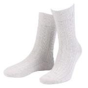 Amanda Christensen Strømper True Ankle Rib Sock Sand Str 43/46 Herre