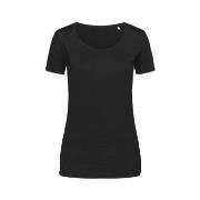 Stedman Finest Cotton T For Women Svart bomull Medium Dame