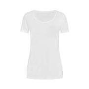 Stedman Finest Cotton T For Women Hvit bomull Medium Dame