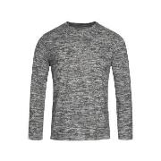 Stedman Knit Long Sleeve For Men Grå Medium Herre