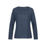 Stedman Knit Long Sleeve For Women Blå Small Dame