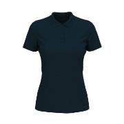 Stedman Lux Short Sleeve Polo For Women Marine bomull Small Dame