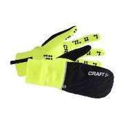 Craft Hybrid Weather Glove Svart/Gul polyester XL (11)
