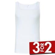 Jockey Cotton A-Shirt Hvit bomull Large Herre