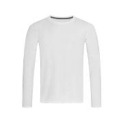 Stedman Clive Long Sleeve Hvit ringspunnet bomull Large Herre