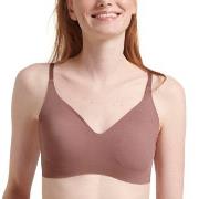 Sloggi BH ZERO Microfibre 2.0 Bralette Brun X-Small Dame