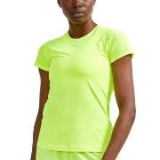 Craft ADV Essence SS Slim Tee W Hvit polyester Medium Dame