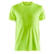 Craft ADV Esssence SS Tee M Limegrønn polyester Small Herre