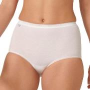 Sloggi Truser 2P Basic Plus Maxi Briefs Hvit bomull 42 Dame