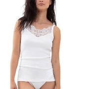 Mey Organic Cotton Spaghetti Top Hvit bomull X-Small Dame