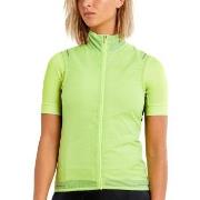 Craft Essence Wind Vest W Limegrønn polyester Large Dame