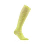 Craft Strømper ADV Compression Sock Limegrønn polyamid Str 34/36