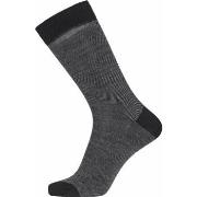 Egtved Strømper Twin Wool Cotton Sock Svart Str 45/48