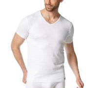 Bruno Banani Check Line 2 0 V-Shirt Hvit polyamid Small Herre