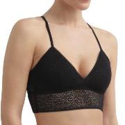 DKNY BH Modern Lace Racerback Longline Bralette Svart nylon Small Dame