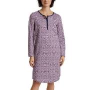 Calida Lovely Nights Nightdress Marine/Rød bomull Large Dame