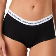 Björn Borg Truser 2P Core Logo High Waist Brief Svart bomull Small Dam...