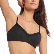 Sloggi BH GO Ribbed Padded Bra Svart X-Small Dame