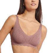 Sloggi BH ZERO Feel Bliss Soft Bra Brun L+ Dame