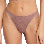 Sloggi Truser ZERO Feel Bliss String Brief Brun X-Large Dame